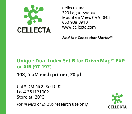 Universal Unique Dual Index (UDI) NGS Plates