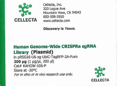 Cellecta Human Genome-Wide CRISPRa sgRNA Library (Plasmid) KAHGW-106-P