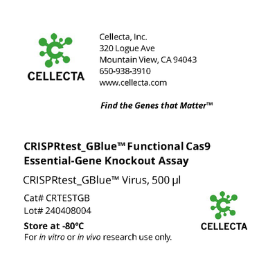 CRISPRtest™ Essential-Gene Cas9 Knockout Assay Human or Mouse Cells (for 5 cell line pairs)