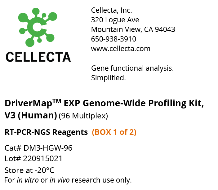 DriverMap™ Human Genome-Wide Expression Profiling Kit, V3