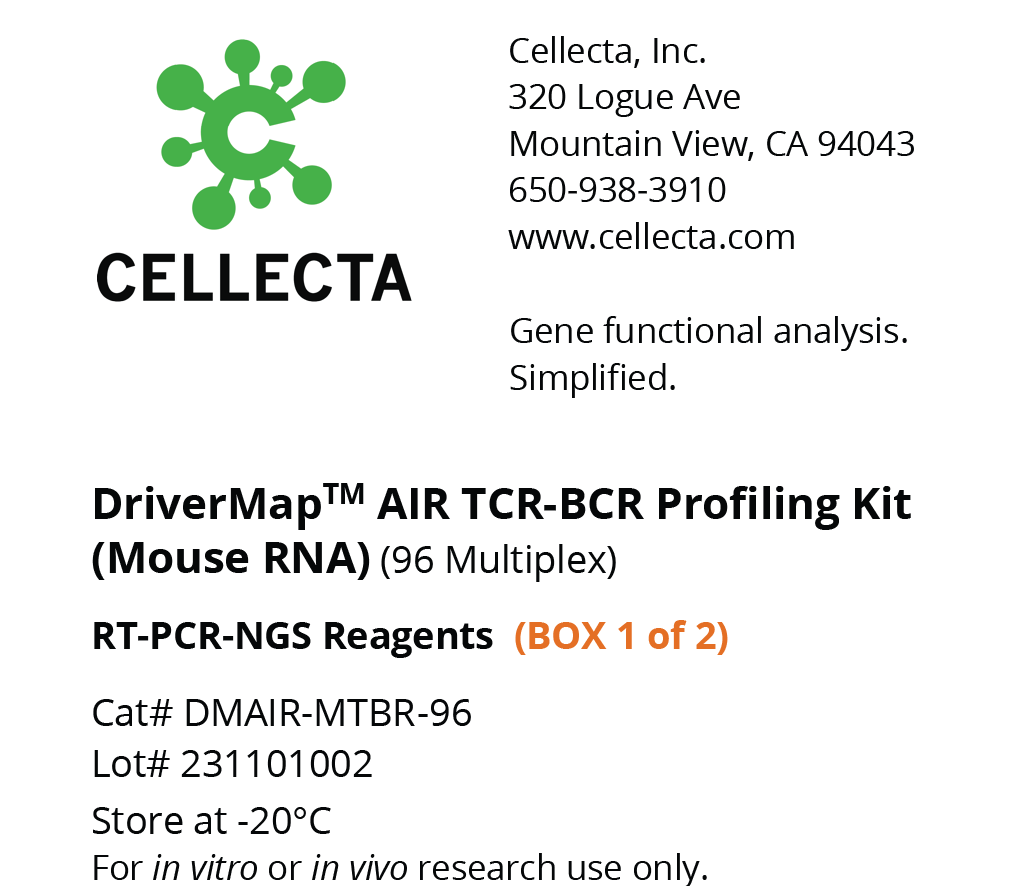 DriverMap™ AIR TCR-BCR Profiling Kit (Mouse RNA)
