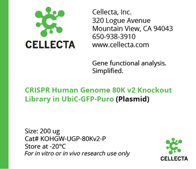 CRISPR Human Genome 80K Knockout Libraries