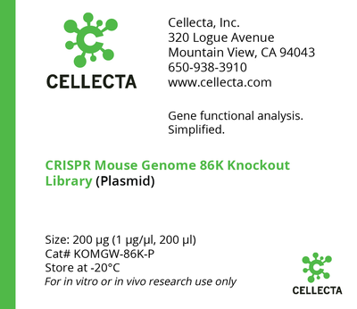 CRISPR Mouse Genome 86K Knockout Library