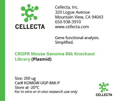 CRISPR Mouse Genome 86K Knockout Library