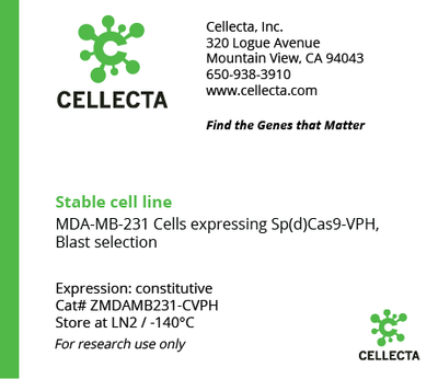 dCas9-Expressing Cell Lines for CRISPRa - ZMDAMB231-CVPH