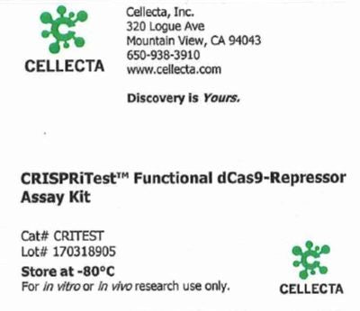 CRISPRiTest Functional dCas9-Repressor Assay Kit Cellecta CRITEST
