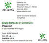 Cellecta Single Barcode-3' Construct (Plasmid) BCXP3RHM-P