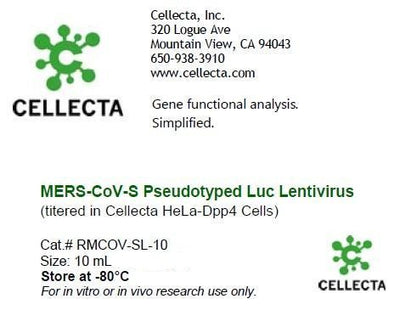 Cellecta MERS-CoV-S Pseudotyped Luc Lentivirus RMCOV-SL-10