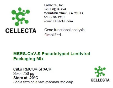 Cellecta MERS-CoV-S Pseudotyped Lentiviral Packaging Mix RMCOV-SPACK