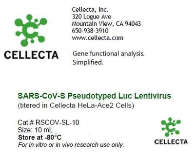 Cellecta SARS-CoV-S Pseudotyped Luc Lentivirus RSCOV-SL-10
