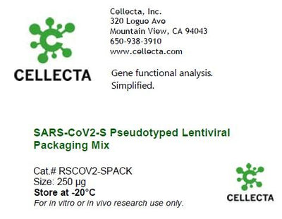 Cellecta SARS-CoV2-S Pseudotyped Lentiviral Packaging Mix RSCOV2-SPACK