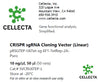 Cellecta CRISPR sgRNA Cloning Vector (Linear) SVCRU6TEP-L