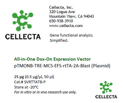 Cellecta All-in-One Dox-On Expression Vector SVRTTATB-P