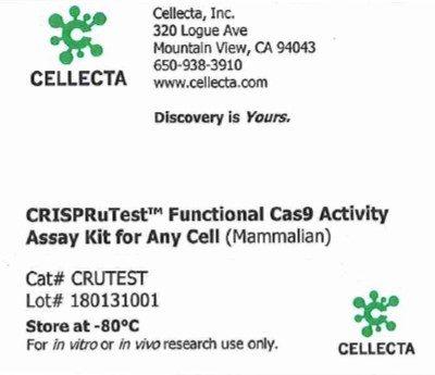 Cellecta CRISPRuTest Functional Cas9 Activity Assay Kit for Any Cell (Mammalian) CRUTEST