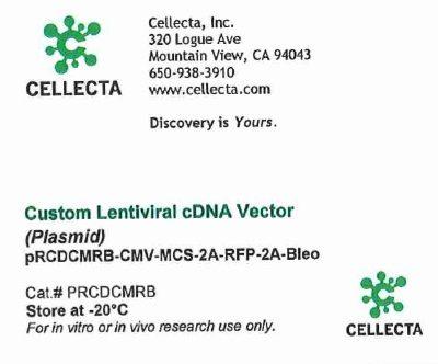 Cellecta Custom Lentiviral cDNA Vector PRCDCMRB