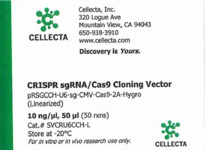 Cellecta CRISPR sgRNA/Cas9 Cloning Vector