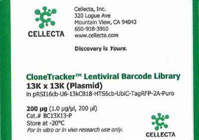 Cellecta CloneTracker Lentiviral Barcode Library 13K x 13K (Plasmid) BC13X13-P