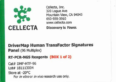 Cellecta DriverMap Human TransFactor Signatures Panel (96 Multiplex) DMF-HTF-96