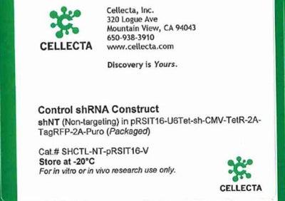 Cellecta Control shRNA Construct shNT (Non-targeting) SHCTL-NT-pRSIT16-V